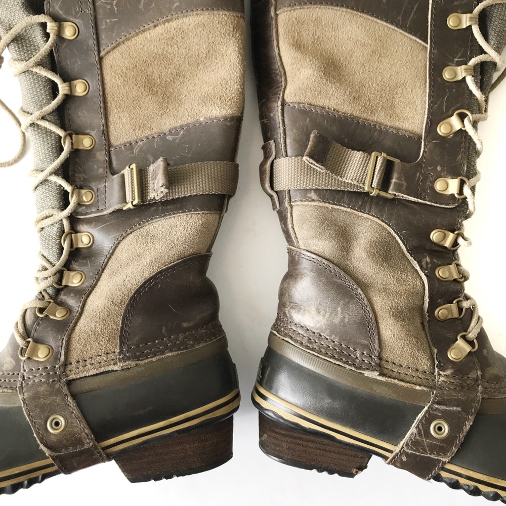 SOLD Sorel Carley Conquest II Leather Boots - Picture 6 of 8